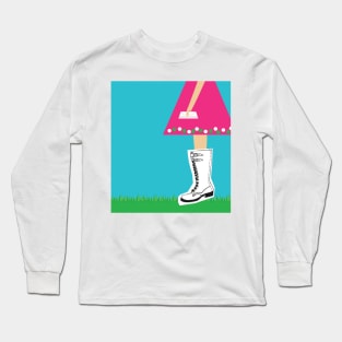 Girlie Combat Boots Long Sleeve T-Shirt